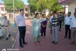 कलेक्टर एवं पुलिस अधीक्षक ने नीट परीक्षा केंद्रों का किया निरीक्षण,  मापदंड अनुसार व्यवस्थाए सुनिश्चित करने के दिए निर्देश
